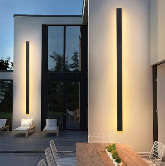 Luz LED rectangular para exteriores